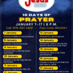10 days of Prayer 2026 nightly topics